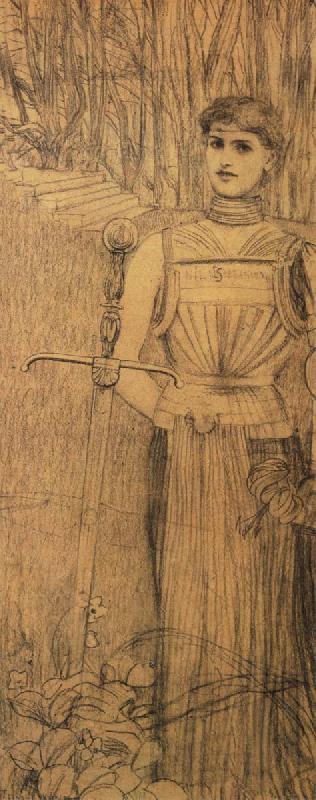 Fernand Khnopff Design for frontispiece for the works of Auguste Villiers de L Isle-d-Adam Spain oil painting art